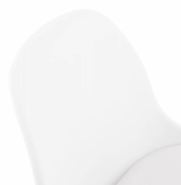 Scaun de design pentru bar reglabil SUKI alb / crom, BS00850WHWH - Kokoon [6]