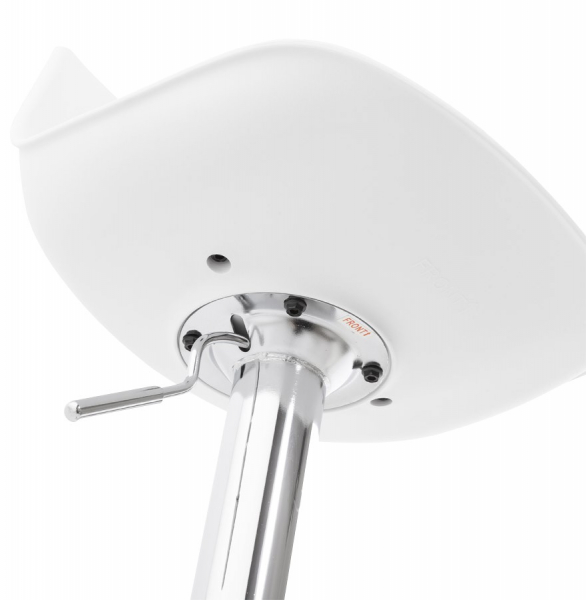 Scaun de design pentru bar reglabil SUKI alb / crom, BS00850WHWH - Kokoon [9]