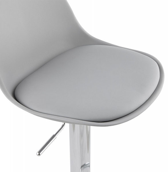Scaun de design pentru bar reglabil SUKI gri / crom, BS01320GRGR - Kokoon [9]