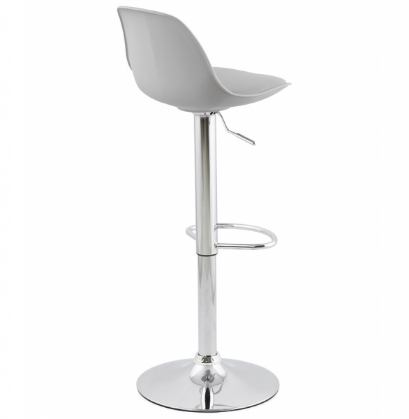 Scaun de design pentru bar reglabil SUKI gri / crom, BS01320GRGR - Kokoon [4]