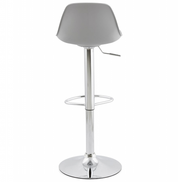 Scaun de design pentru bar reglabil SUKI gri / crom, BS01320GRGR - Kokoon [5]