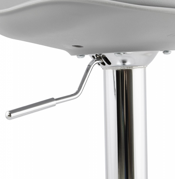 Scaun de design pentru bar reglabil SUKI gri / crom, BS01320GRGR - Kokoon [11]