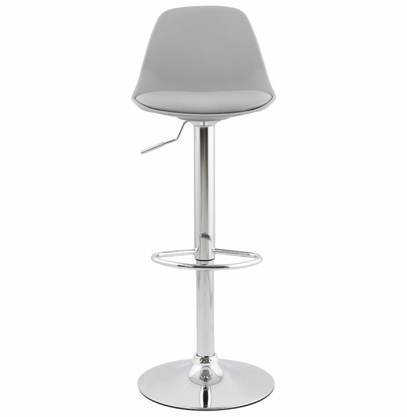 Scaun de design pentru bar reglabil SUKI gri / crom, BS01320GRGR - Kokoon [2]