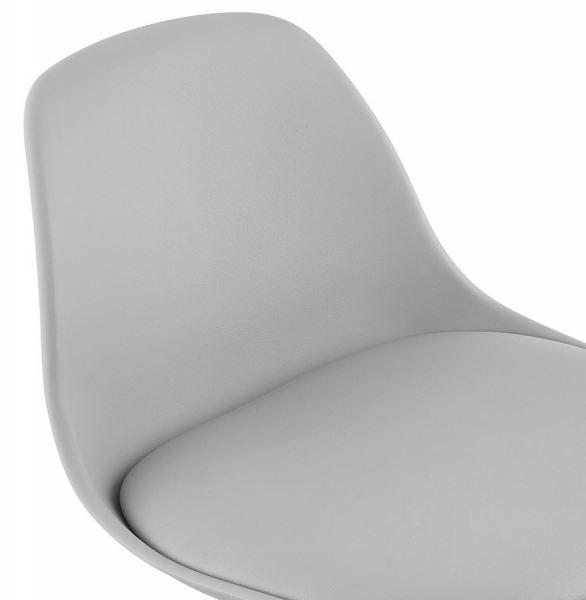 Scaun de design pentru bar reglabil SUKI gri / crom, BS01320GRGR - Kokoon [7]
