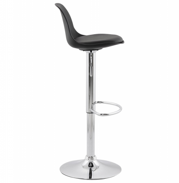 Scaun de design pentru bar reglabil SUKI Negru / Crom, BS00840BLBL - Kokoon [3]