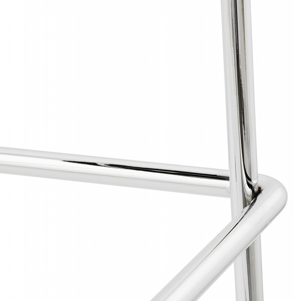 Scaun bar negru modern Reny II polipropilena, picioare subtiri otel crom, BS01340BL - Kokoon [12]
