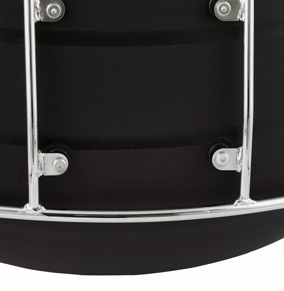 Scaun bar negru modern Reny II polipropilena, picioare subtiri otel crom, BS01340BL - Kokoon [15]