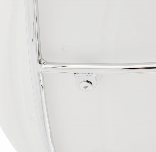 Scaun de design pentru bar Reny modern alb / crom / polipropilena, BS01150WH - Kokoon [9]