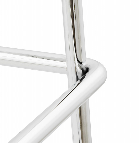 Scaun de design pentru bar Reny modern alb / crom / polipropilena, BS01150WH - Kokoon [10]