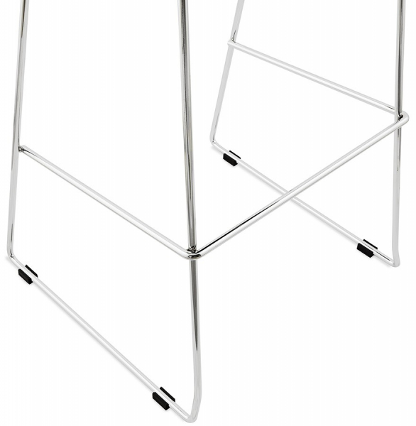 Scaun de design pentru bar RENY modern negru / crom / polipropilena, BS01140BL - Kokoon [10]