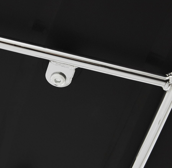 Scaun de design pentru bar RENY modern negru / crom / polipropilena, BS01140BL - Kokoon [9]