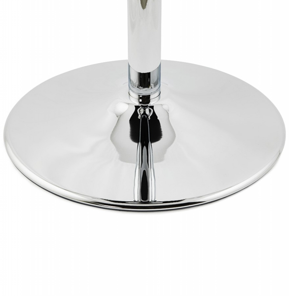 Scaun bar negru mat lemn curbat Santana Premium, picior metal crom, BS00940BL - Kokoon [13]