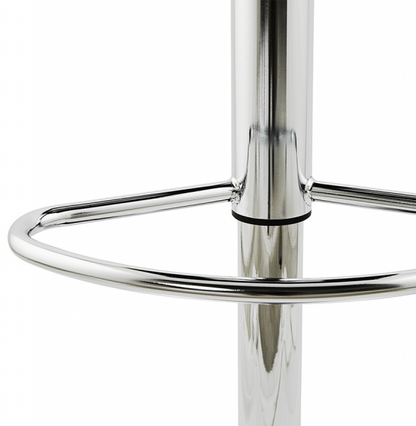 Scaun bar negru mat lemn curbat Santana Premium, picior metal crom, BS00940BL - Kokoon [12]