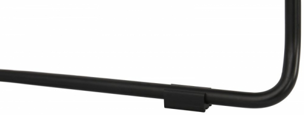 Scaun inalt bar alb Slade II design premium, polipropilena / picioare negre otel, BS02110WHBL - Kokoon [11]