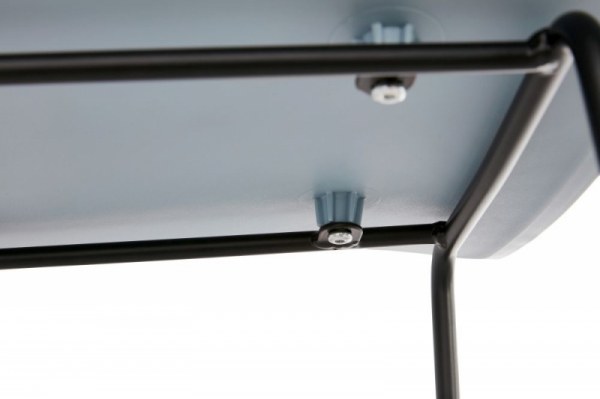 Scaun inalt bar albastru Slade II design modern premium, polipropilena, picioare negre otel, BS02140BUBL - Kokoon [7]