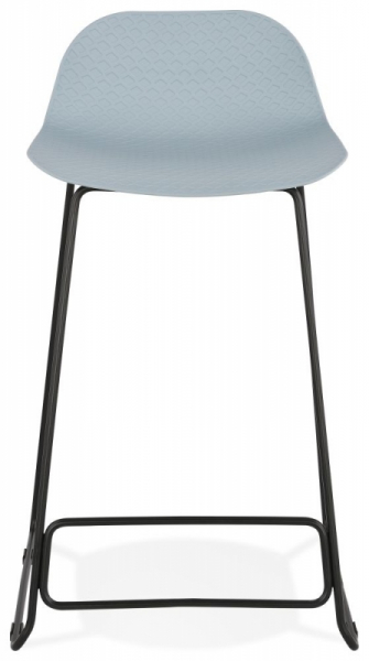 Scaun inalt bar albastru Slade II design modern premium, polipropilena, picioare negre otel, BS02140BUBL - Kokoon [2]