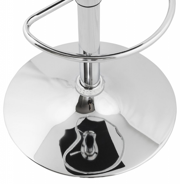 Scaun bar negru piele ecologica Soho inaltime reglabila, picior metal crom, BS00010BL - Kokoon [13]