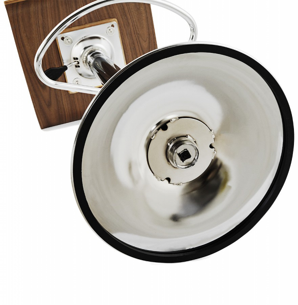 Scaun bar lux lemn curbat nuc Valnot, spatar jos, inaltime reglabila, picior crom, BS00950WA - Kokoon [14]