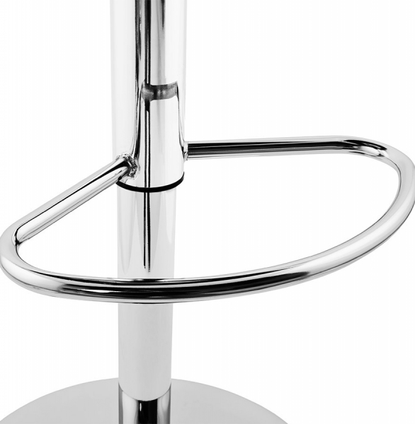 Scaun bar lux lemn curbat nuc Valnot, spatar jos, inaltime reglabila, picior crom, BS00950WA - Kokoon [11]