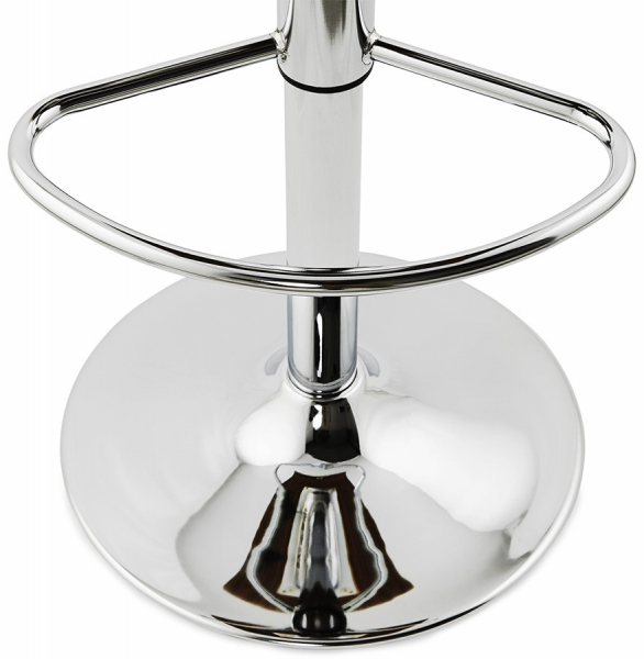 Scaun bar lux lemn curbat nuc Valnot, spatar jos, inaltime reglabila, picior crom, BS00950WA - Kokoon [13]