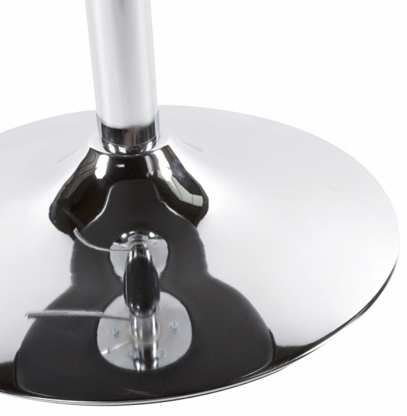 Scaun de design VICTORIA negru cu talpa otel - polipropilena / piele, CH00220BLWH - Kokoon [6]