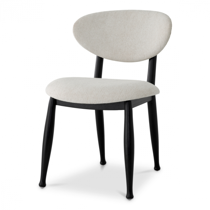  Scaun de dining Allston finisaj negru clasic sentier crem 119260 EICHHOLTZ [1]