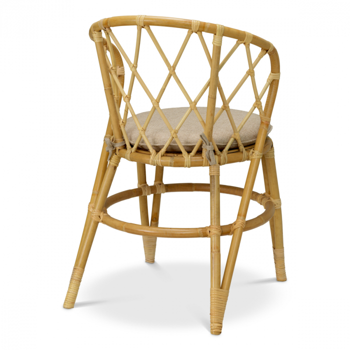   Scaun de dining Alvaro din ratan natural cu perne 118440 EICHHOLTZ [4]