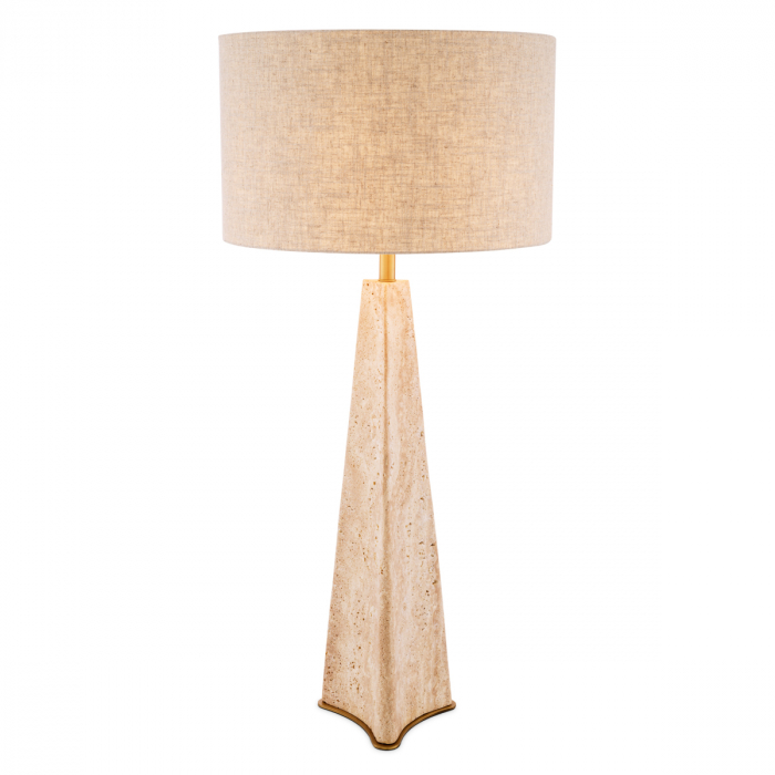   Lampa de masă Benson din travertin cu abajur 116917 EICHHOLTZ [4]
