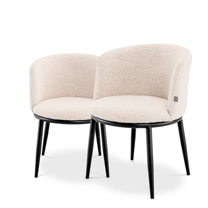   Scaun de dining Filmore bouclé crem set de 2 116574 EICHHOLTZ [1]