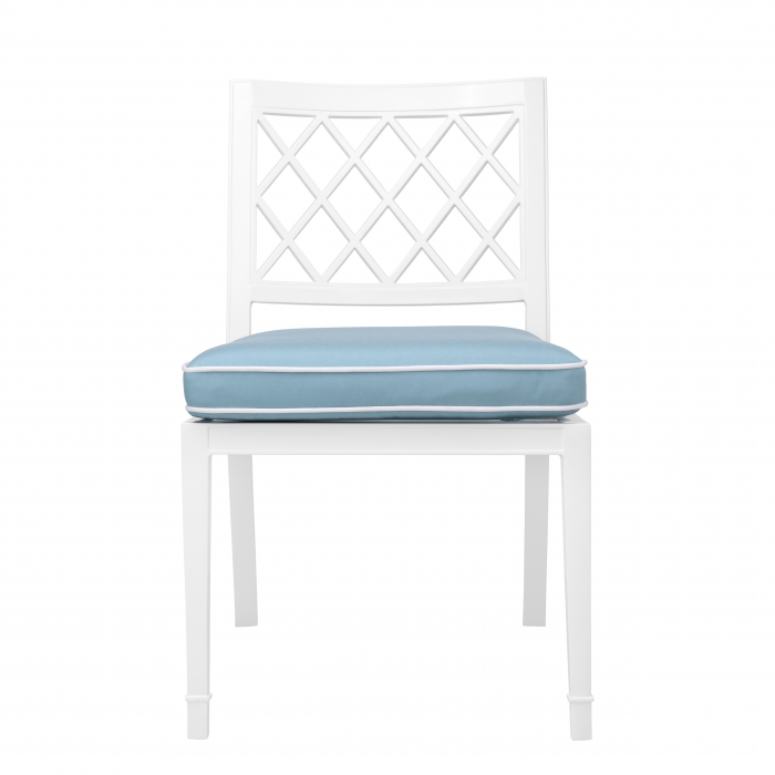   Scaun de dining exterior Paladium alb sunbrella albastru mineral 112847 EICHHOLTZ [2]