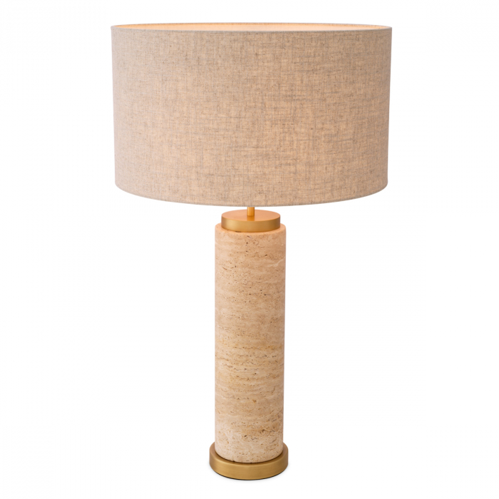   Lampă de masă Lxry travertin inclus abajur 116918 EICHHOLTZ [4]