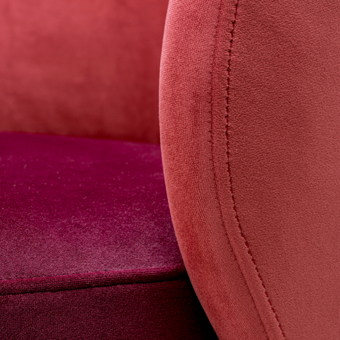  Scaun de dining jos Greer din catifea bordeaux savona 117961 EICHHOLTZ [5]