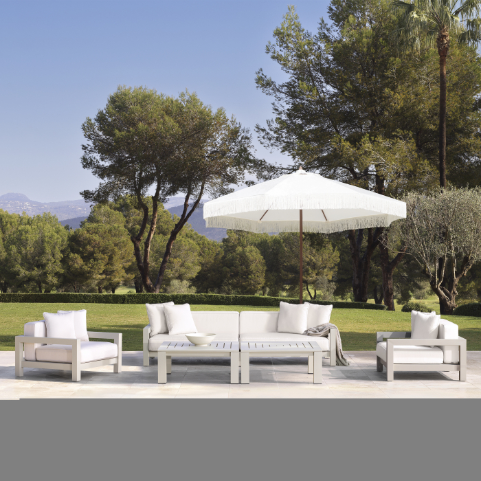   Scaun de exterior Cap-Antibes din pânză Sunbrella bej 113652 EICHHOLTZ [2]