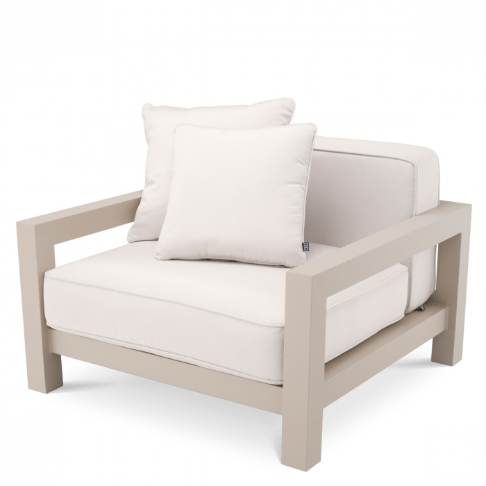   Scaun de exterior Cap-Antibes din pânză Sunbrella bej 113652 EICHHOLTZ [5]