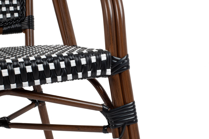 Scaun de Grădină Cafe Paris Arm 57x57x88 cm, Maro - King Home [6]