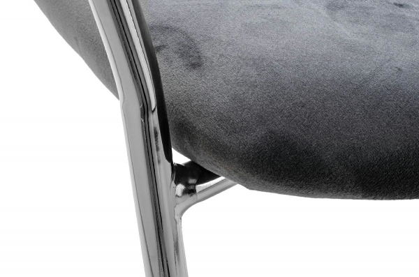 Scaun design Becci Premium, diverse culori, velur/picioare metalice crom, KH1201100121.CHROM - King [14]