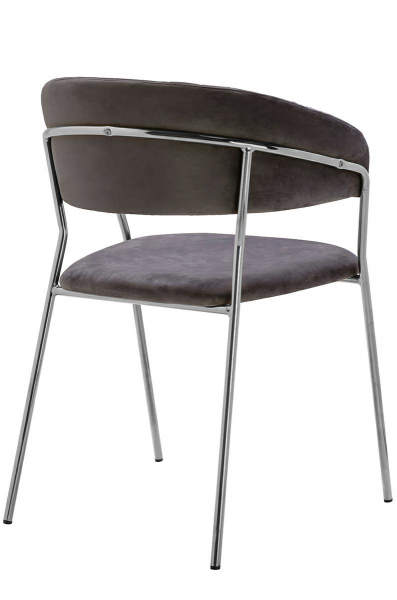 Scaun design Becci Premium, diverse culori, velur/picioare metalice crom, KH1201100121.CHROM - King [11]