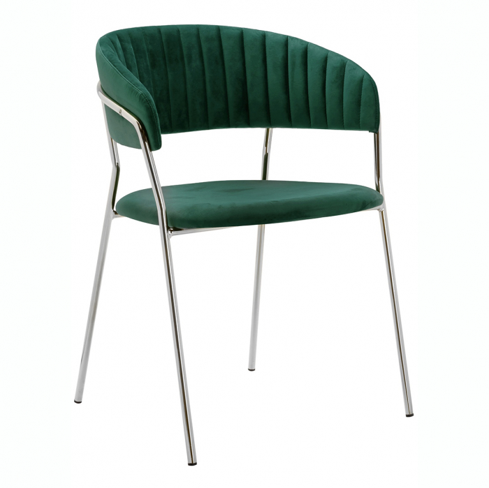 Scaun design Becci Premium, diverse culori, velur/picioare metalice crom, KH1201100121.CHROM - King [16]