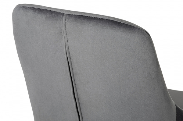 Scaun Clover 50x59x84 cm, Catifea și Metal Albastru Închis - Modesto [12]