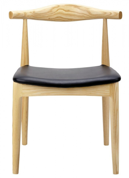 Scaun design clasic Goran lemn masiv/piele ecologica, WD-593.NATURAL - King [3]