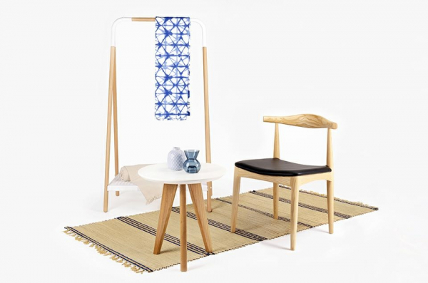 Scaun design clasic Goran lemn masiv/piele ecologica, WD-593.NATURAL - King [7]