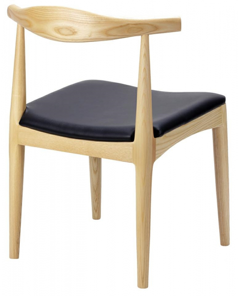 Scaun design clasic Goran lemn masiv/piele ecologica, WD-593.NATURAL - King [2]