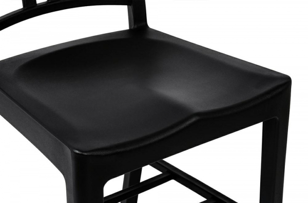 Scaun design clasic negru Into, polipropilena, 1817-APC - King [5]
