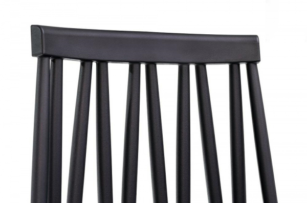 Scaun design clasic negru Mina, polipropilena/metal, 8608.BLACK - King [4]