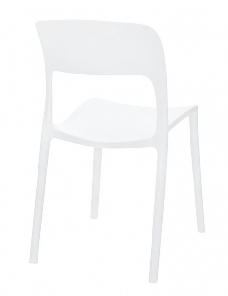 Scaun design clasic Solfrid alb/negru, polipropilena, C1028.BLACK - King [7]