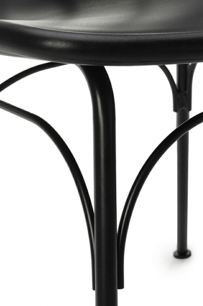 Scaun design Durad negru din polipropilena, 313-CPP - King [6]