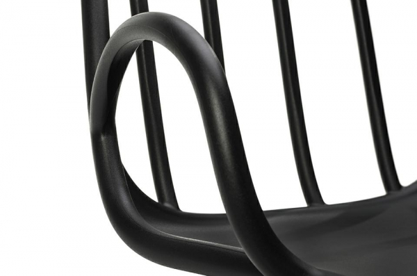 Scaun design Durad negru din polipropilena, 313-CPP - King [4]