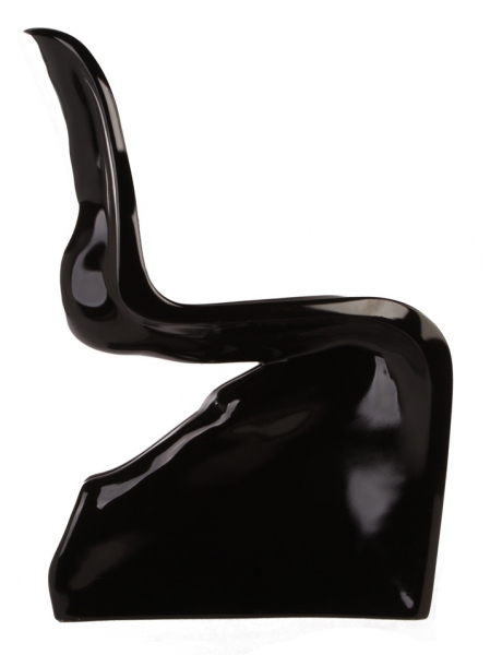 Scaun design extravagant tip sculptura Adel, alb/negru, fibra de sticla, JH-072-1-HER.BIALY - King [4]