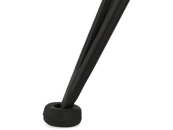 Scaun design gradina Tobby din ratan negru / picioare negre metal, CH02840BLBL - Kokoon [7]