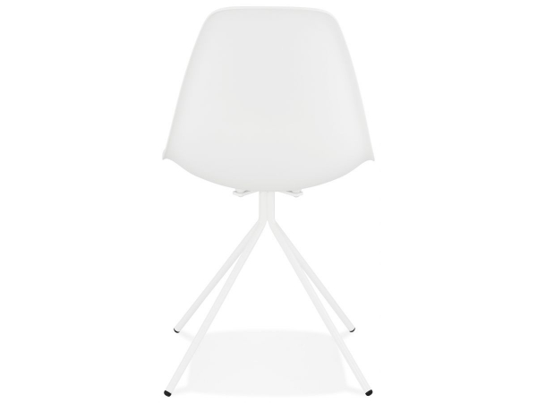 Scaun design living alb Preece, polipropilena / metal, CH02550WHWH - Kokoon [4]